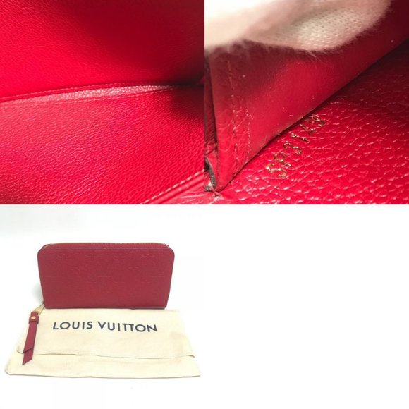 LOUIS VUITTON M68571 MonogramEmpreinte ZippyWallet Long Wallet Cherryberry(Red) - Picture 12 of 12